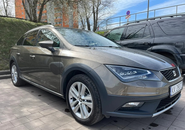 Seat Leon cena 50999 przebieg: 180159, rok produkcji 2015 z Kraków małe 137